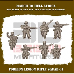French Foreign Legion plattoon