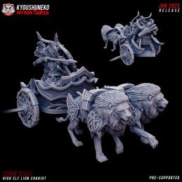 High elf horse/lion chariot