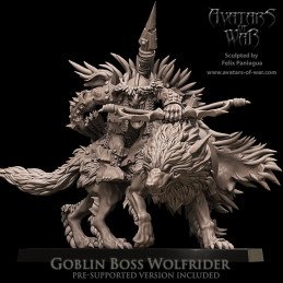 Goblin Boss Wolfrider (I)