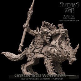 Goblin Boss Wolfrider (II)