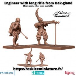 Engineer with Oak-gland...