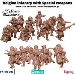 Belgian soldiers with BAR