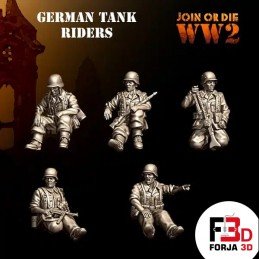 JOD-WW2 German tank riders