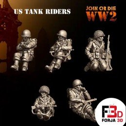 JOD-WW2 US tank riders