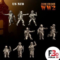 JOD-WW2 NCO estadounidenses