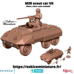 M20 coche de exploración US