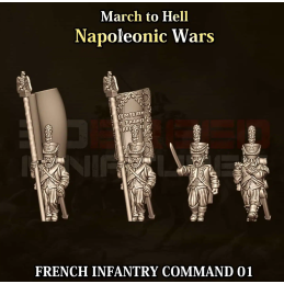 French infantry command...