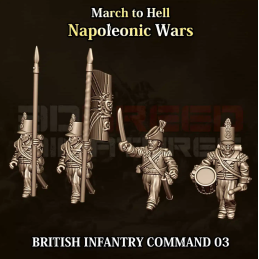 British infantry command...