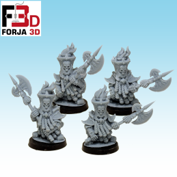 Dwarf Fire Halberdiers....