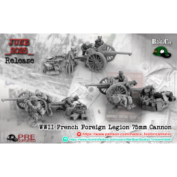 Cañón de 75mm. Legión...