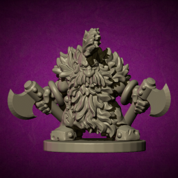 Enano berserker. Mazmorreo MOM