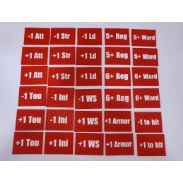 Fantasy tokens. Basic set