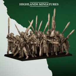 Feral spearmen. Feral elves