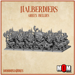 Halfling halberdiers...