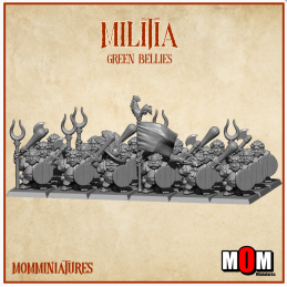 Milicia Halfling. Barrigas...