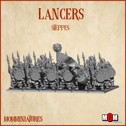 Spearmen on foot . MOM Steppes