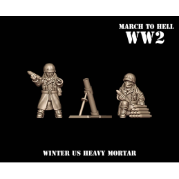 US Winter heavy mortar team