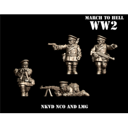 NKVD LMG Team. Soviet...