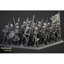 Guerreros esqueletos con...